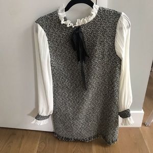 Preppy fashion mini dress